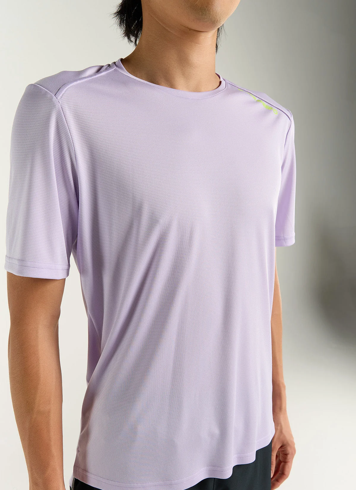 Men's Dry SS Tee - Pastel Lilac - Image 3
