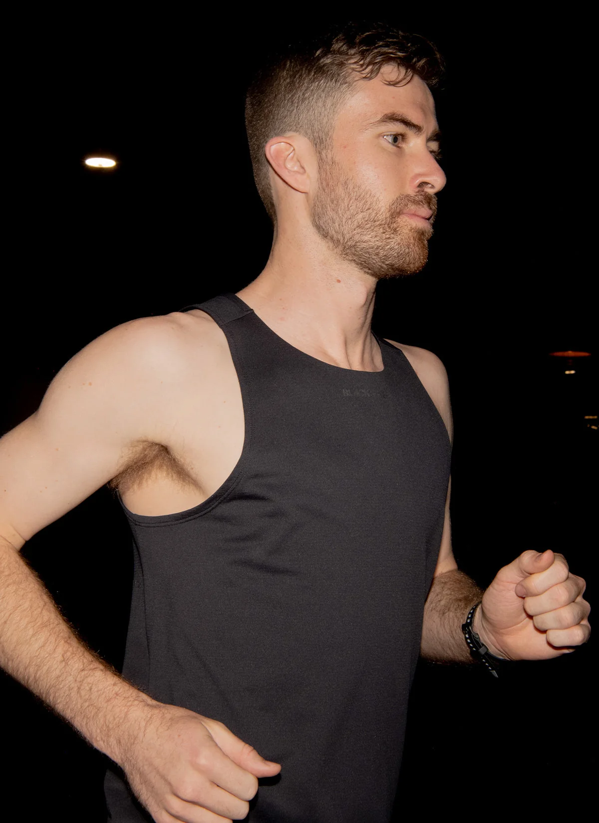 Men's Drylite Singlet - Black - Image 3