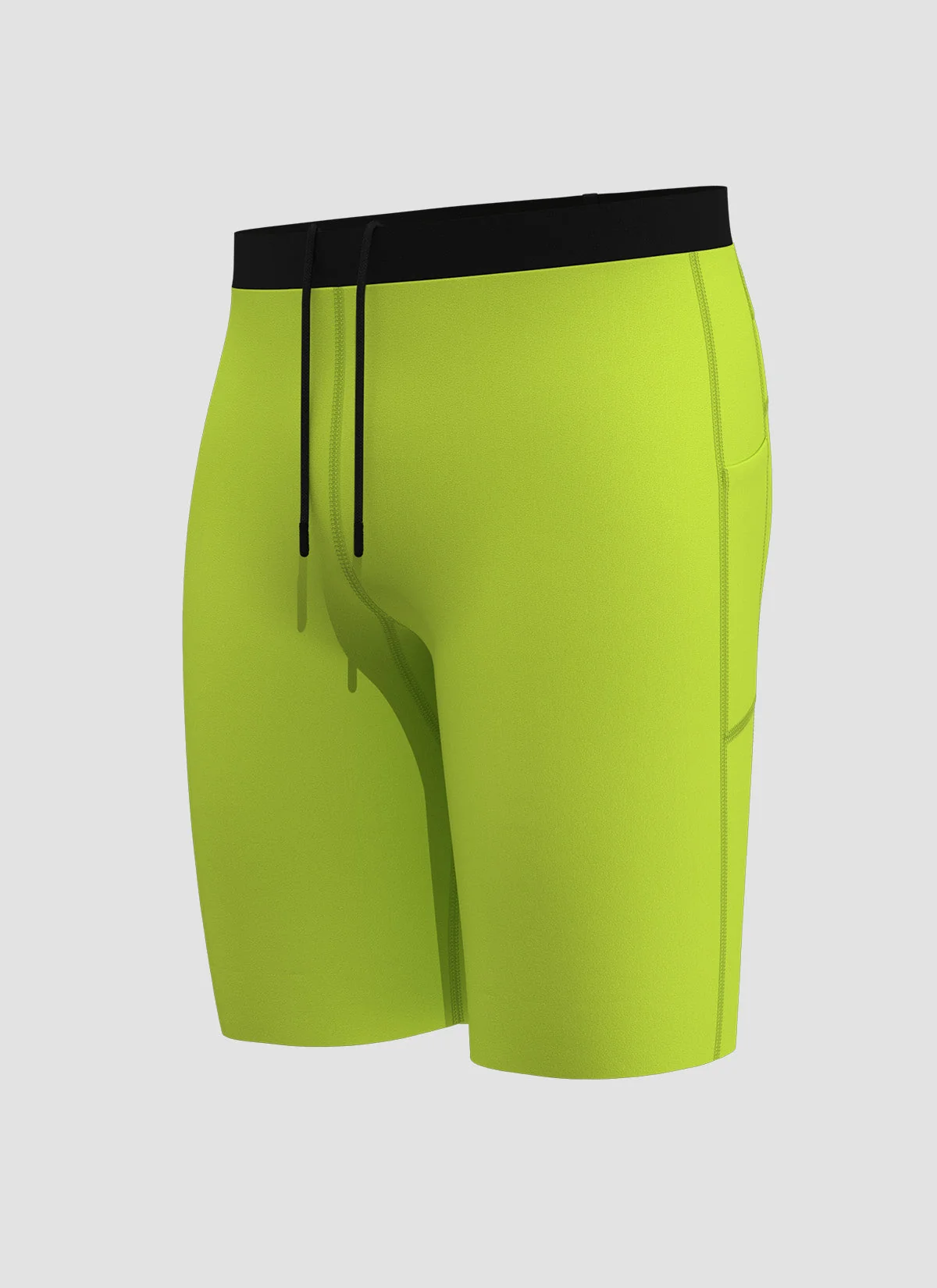 Men's Fly Half Tights - Acid Lime - Image 4