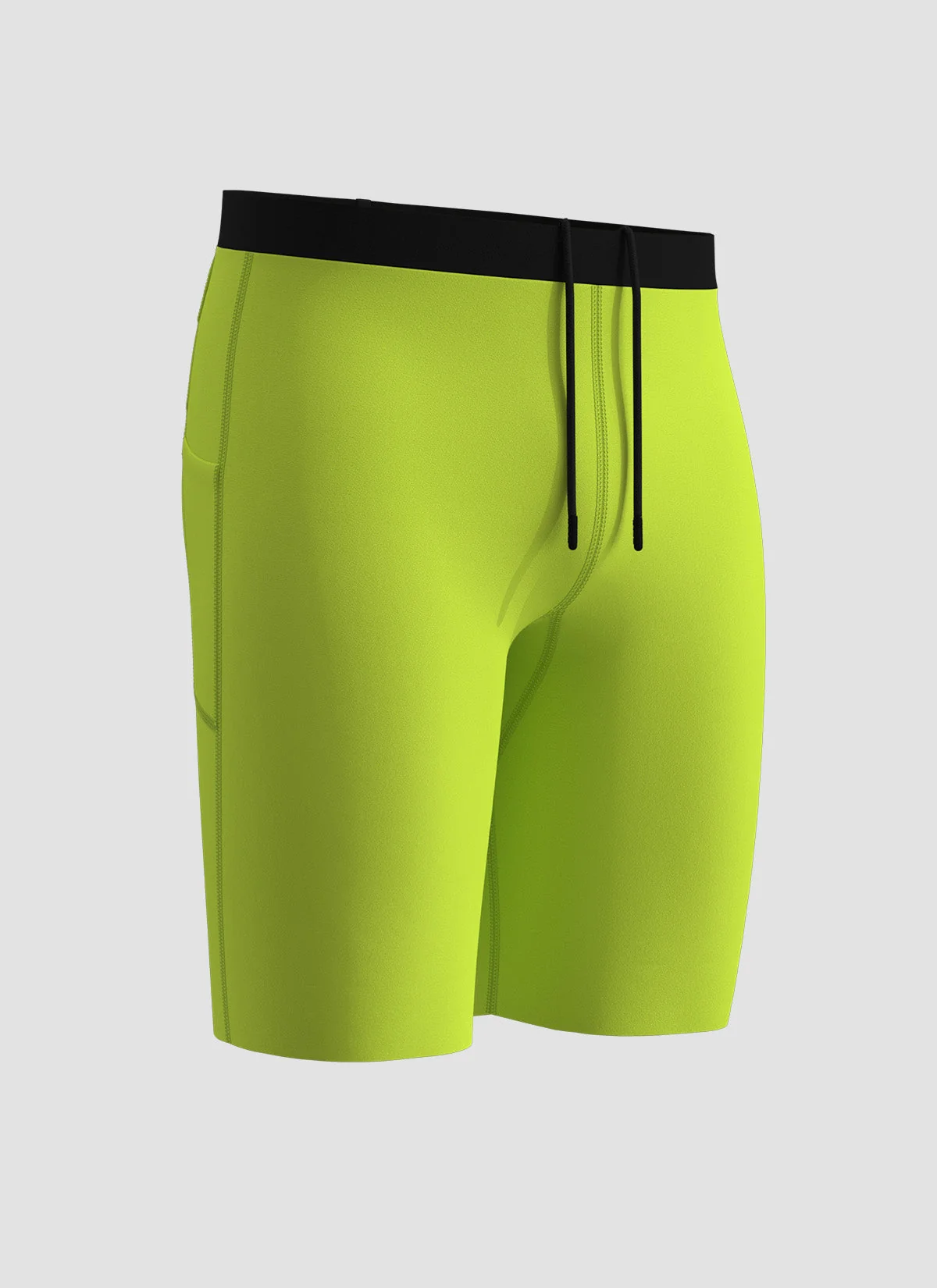 Men's Fly Half Tights - Acid Lime - Image 5