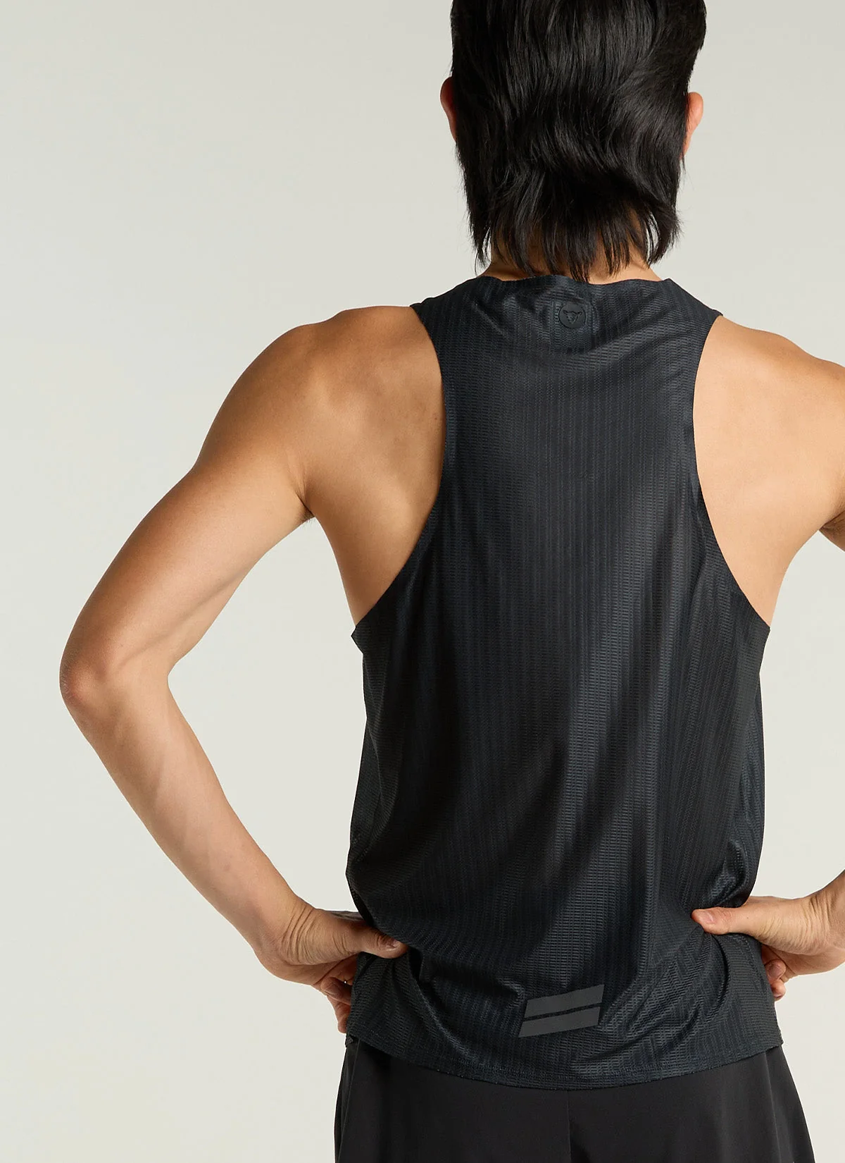 Men's Fly Singlet - Black Reflective - Image 4