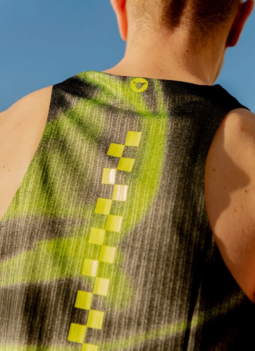 Men's FlyMesh Singlet - Black Acid - Image 3