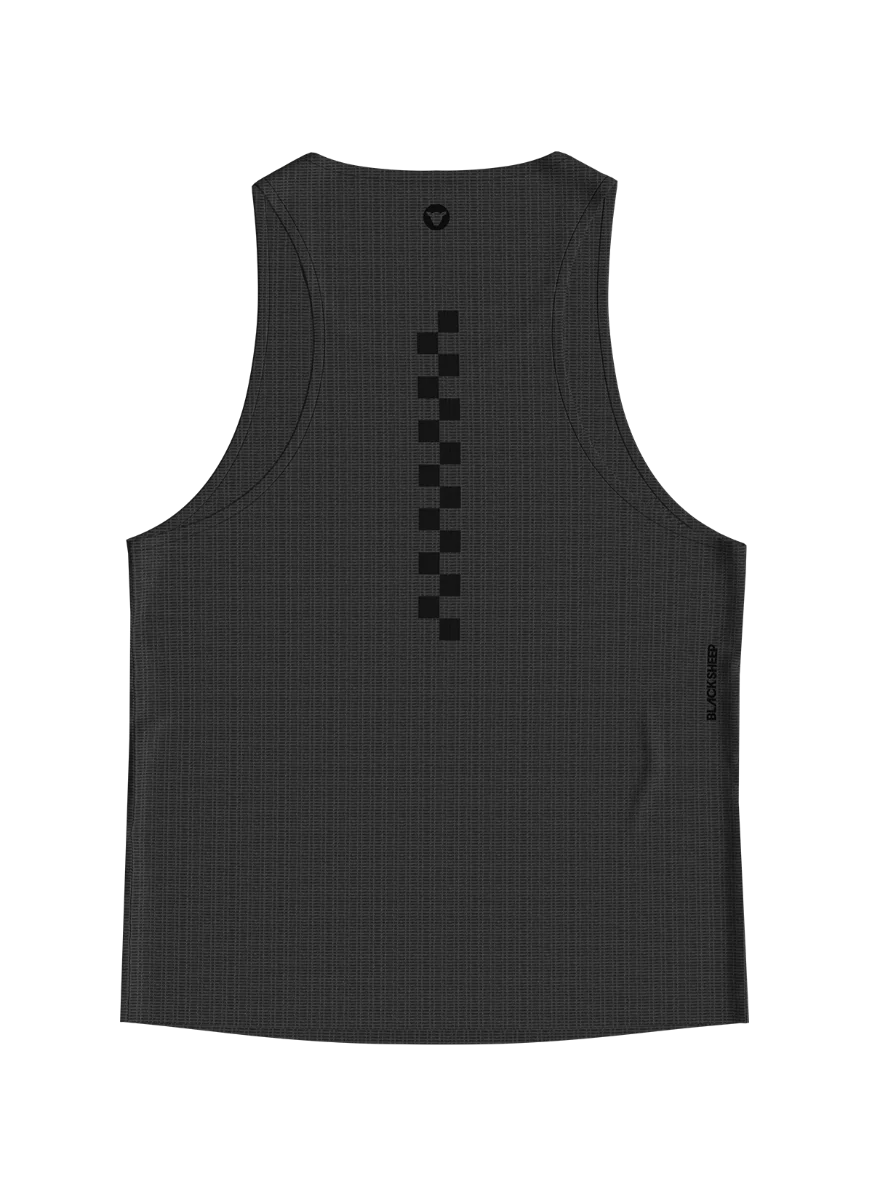 Men's FlyMesh Singlet - Classic Black - Image 2