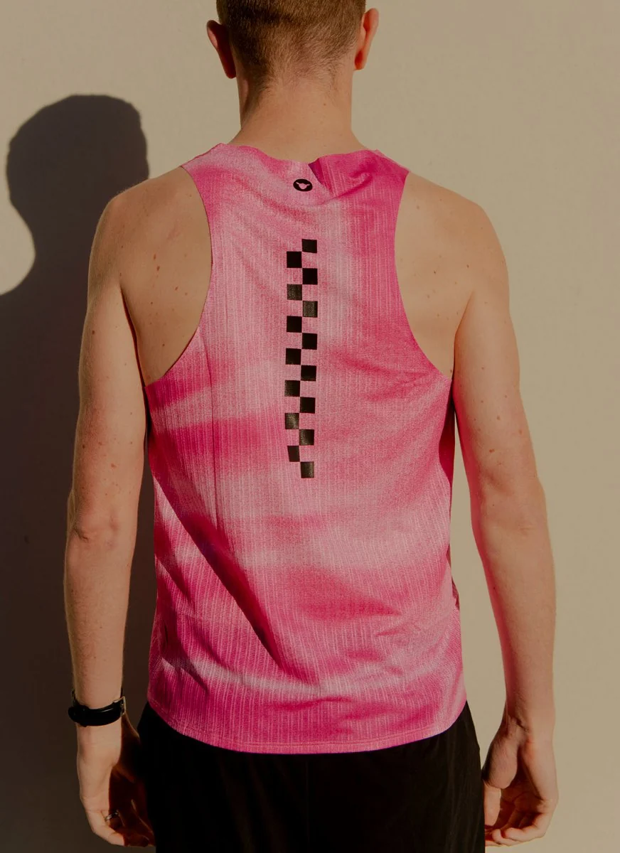 Men's FlyMesh Singlet - Pink Tide - Image 3