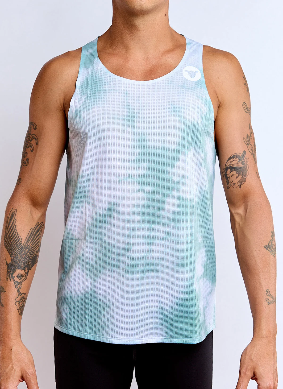 Men's FlyMesh Singlet - Sage Green - Image 3