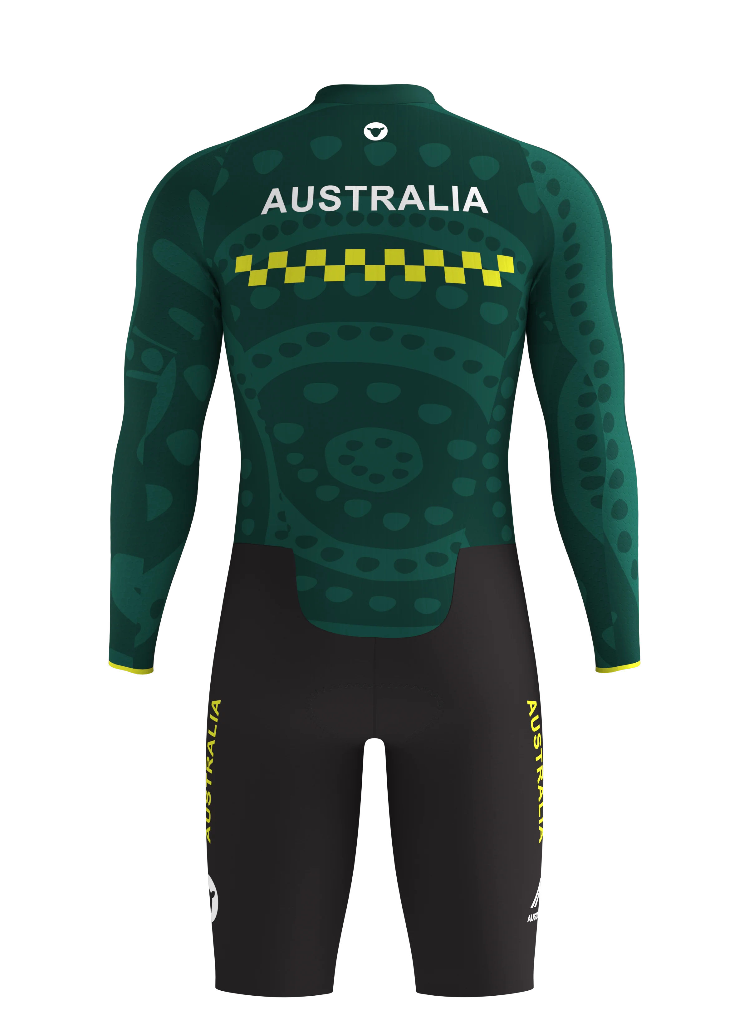 Men's LS Skinsuit - AusCycling 26 - Image 3