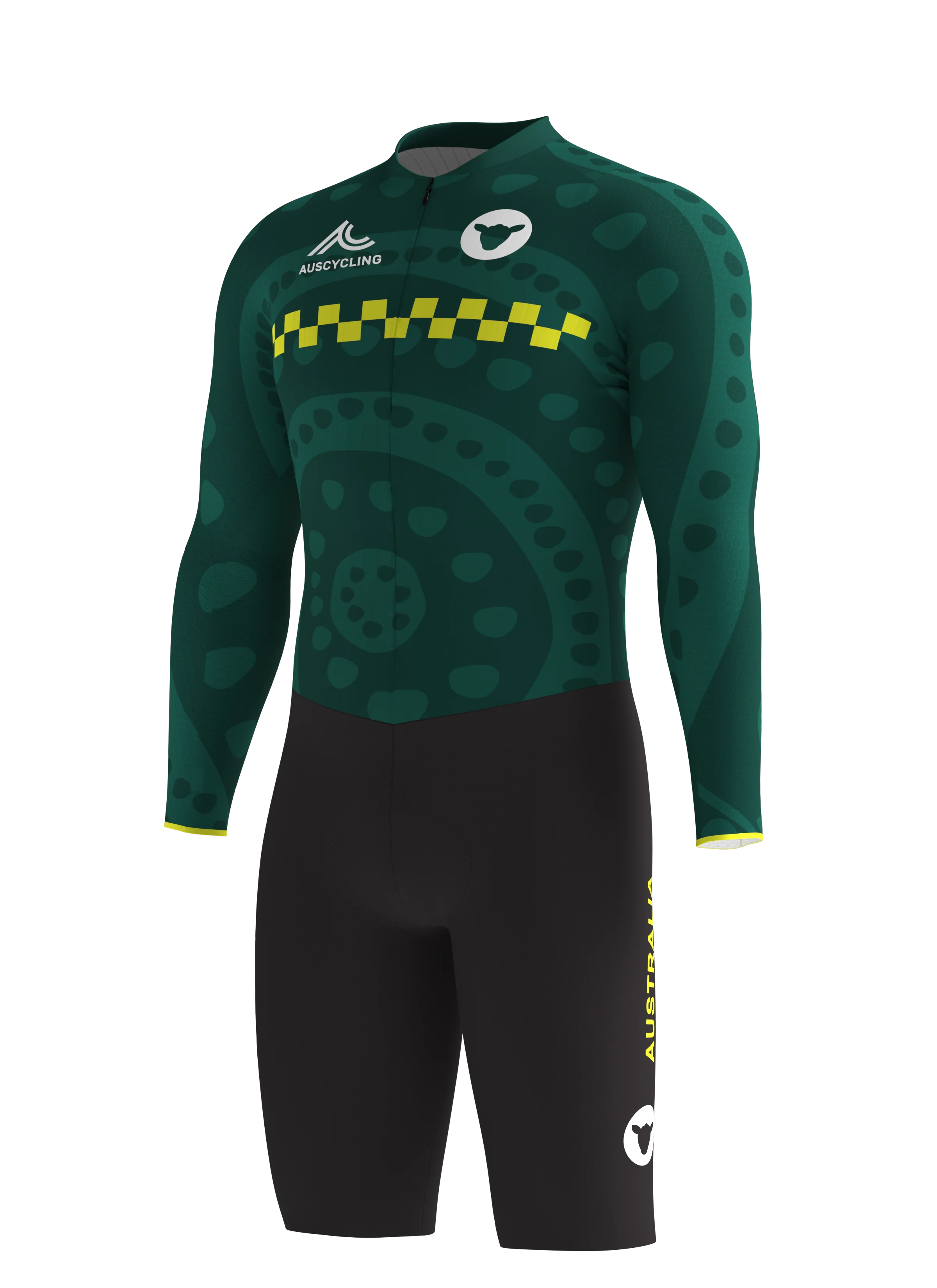 Men's LS Skinsuit - AusCycling 26 - Image 4