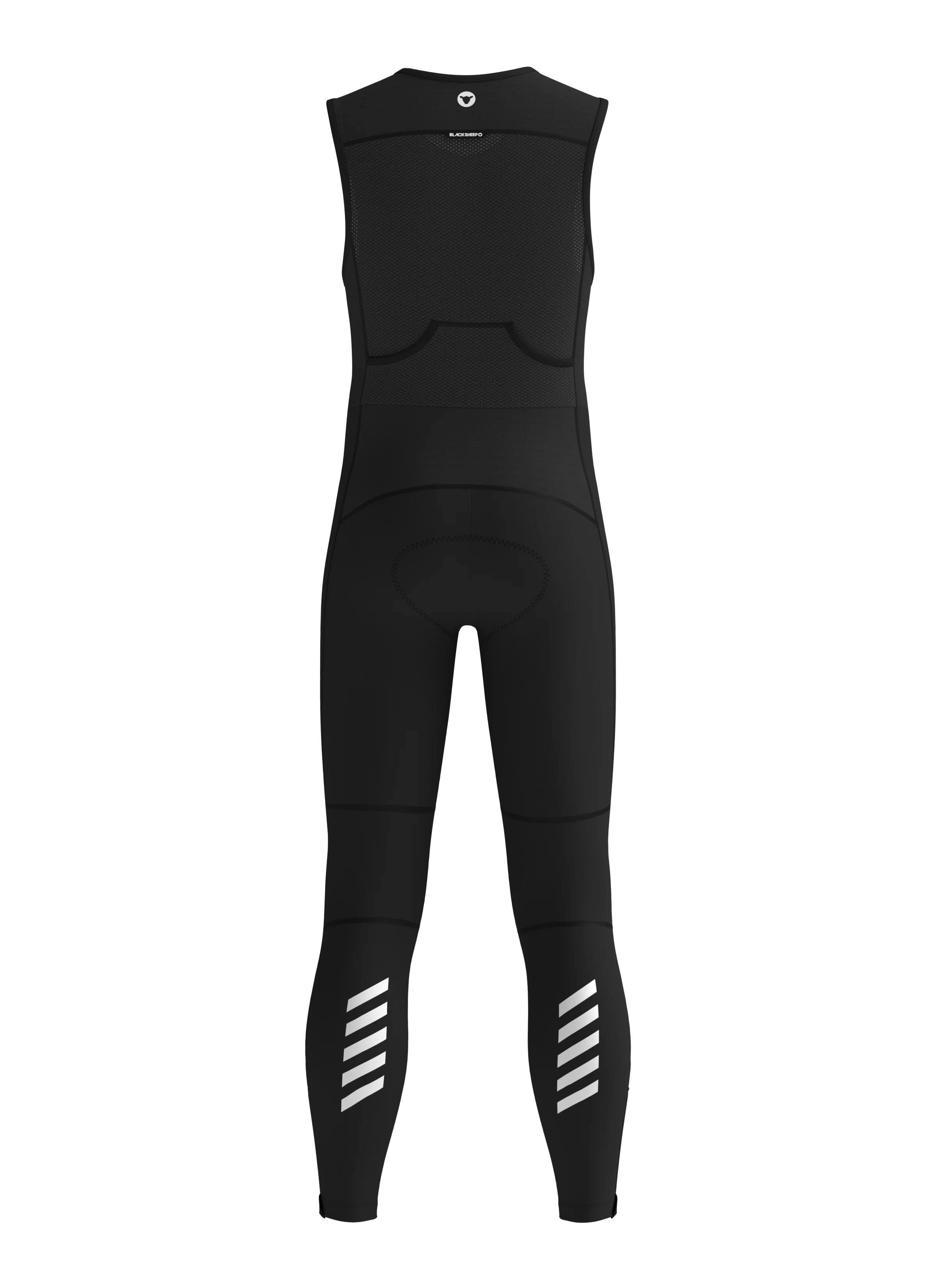 Men's ThermoFleece Bib Tights 3.0 - Black - Image 3