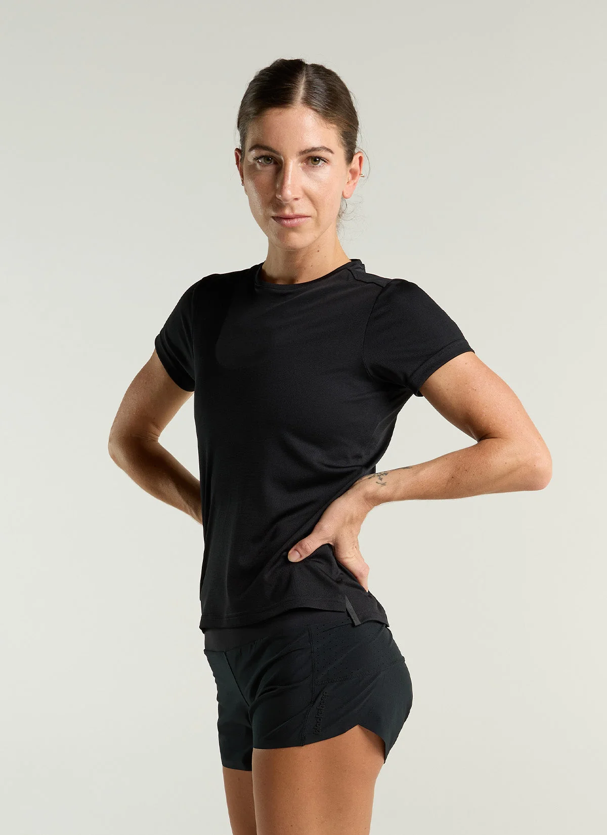 Women's Dry SS Tee - Black Reflective - Image 2