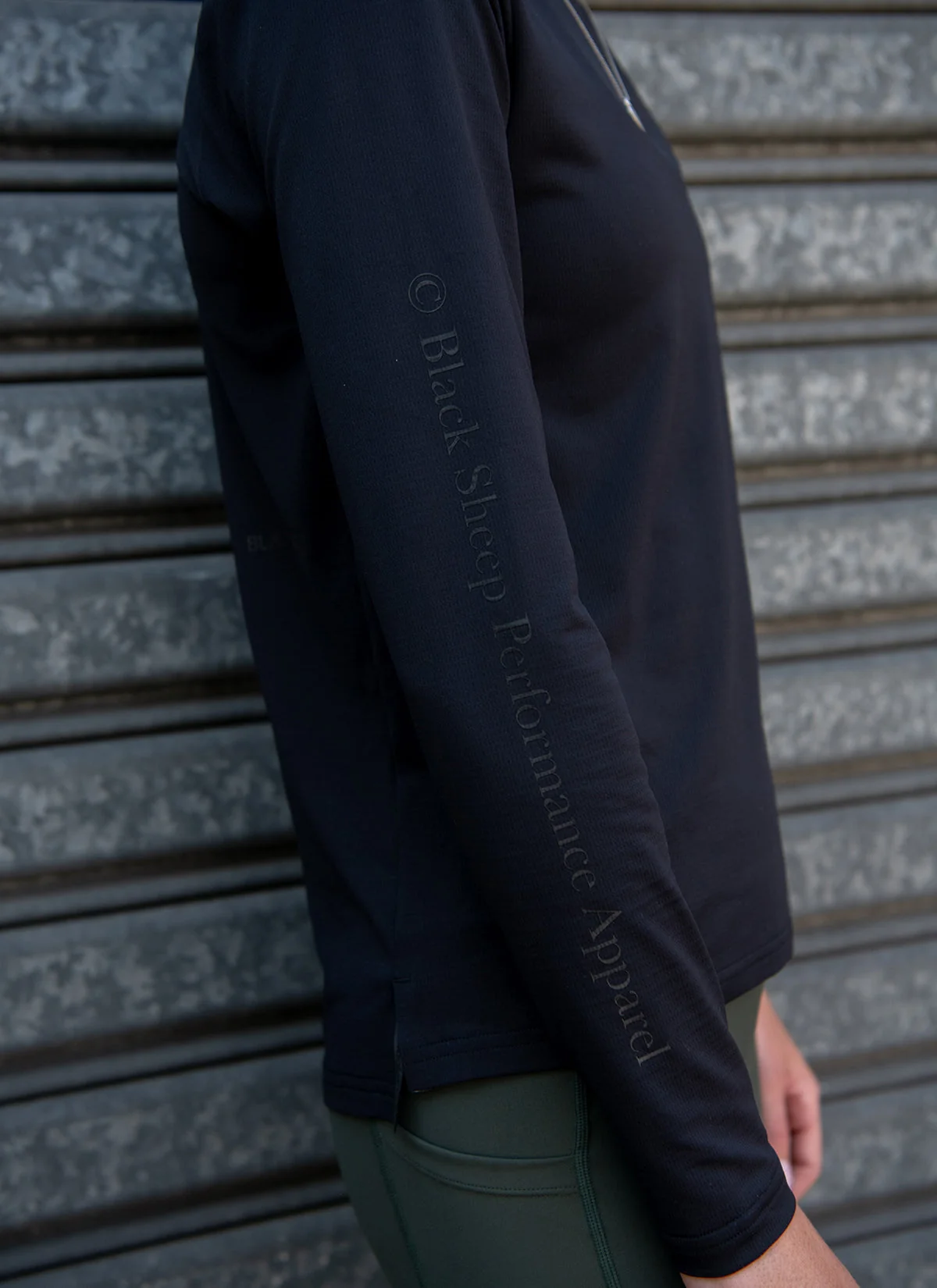 Women's Drylite LS Tee - Black - Image 4