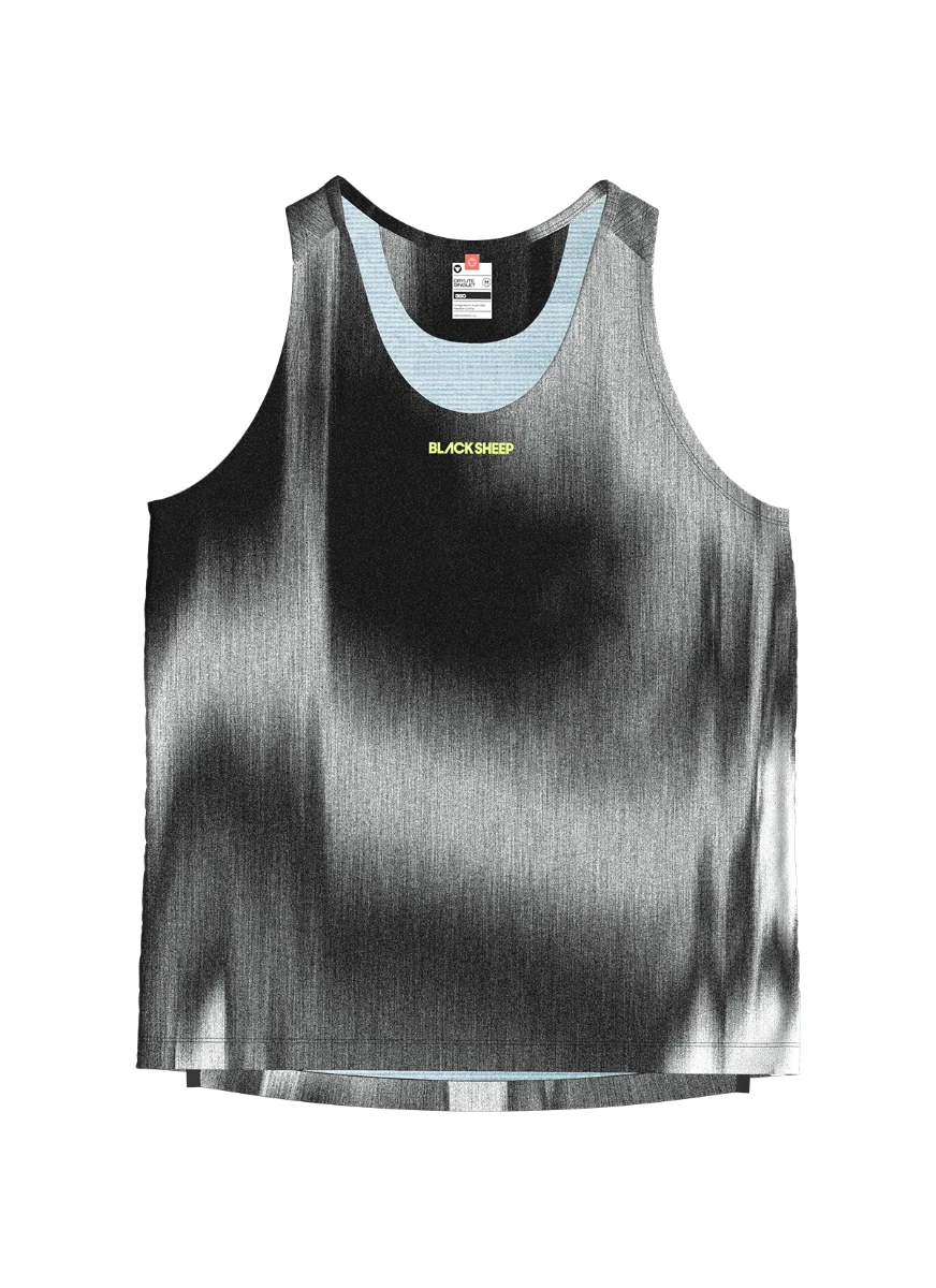 Women's Drylite Singlet - Static Black