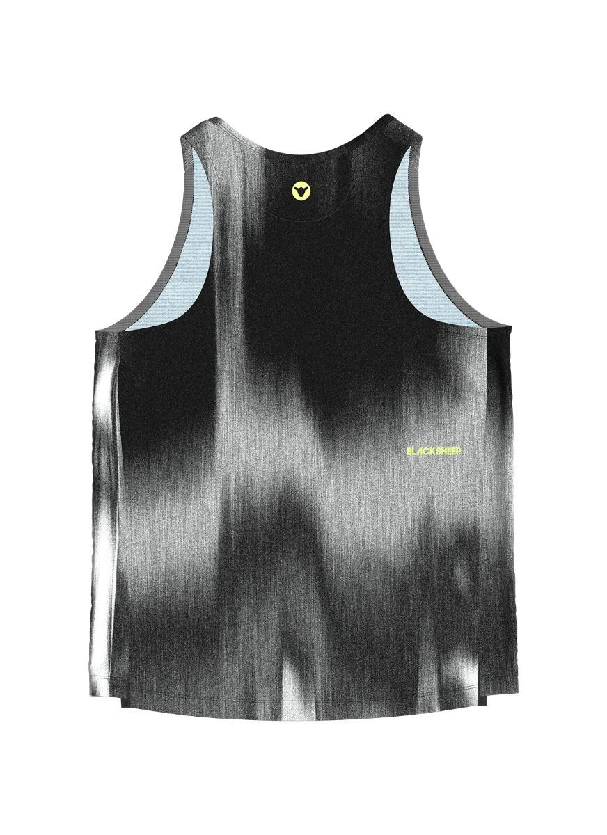 Women's Drylite Singlet - Static Black - Image 3