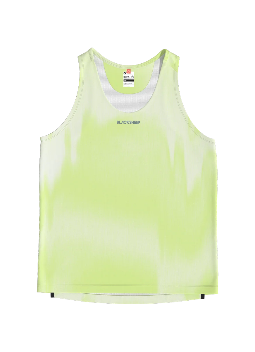 Women's Drylite Singlet - Static Lime