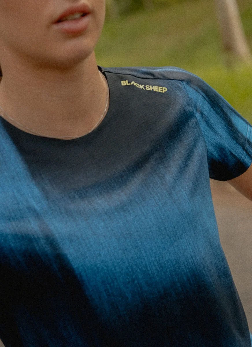 Women's DryLite SS Tee - Static Blue - Image 2
