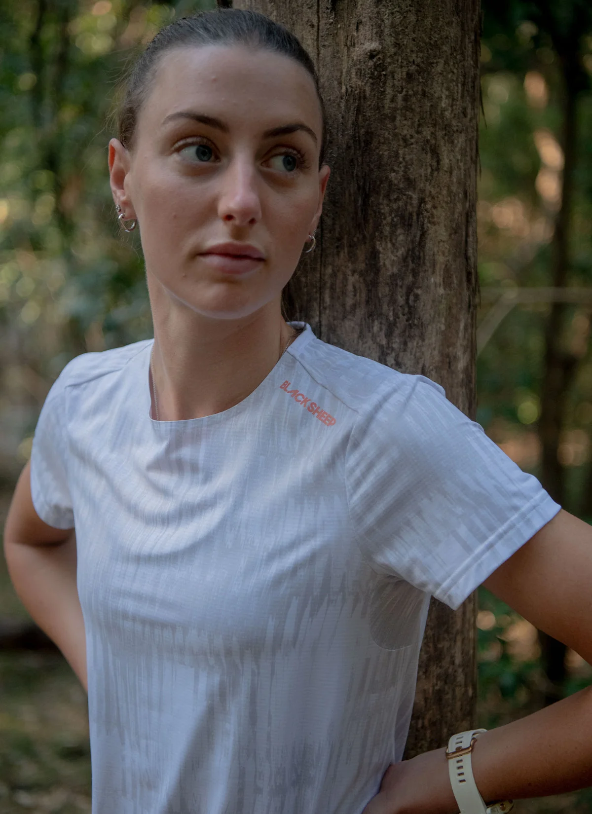 Women's Drylite SS Tee - Titanium Glass - Image 2