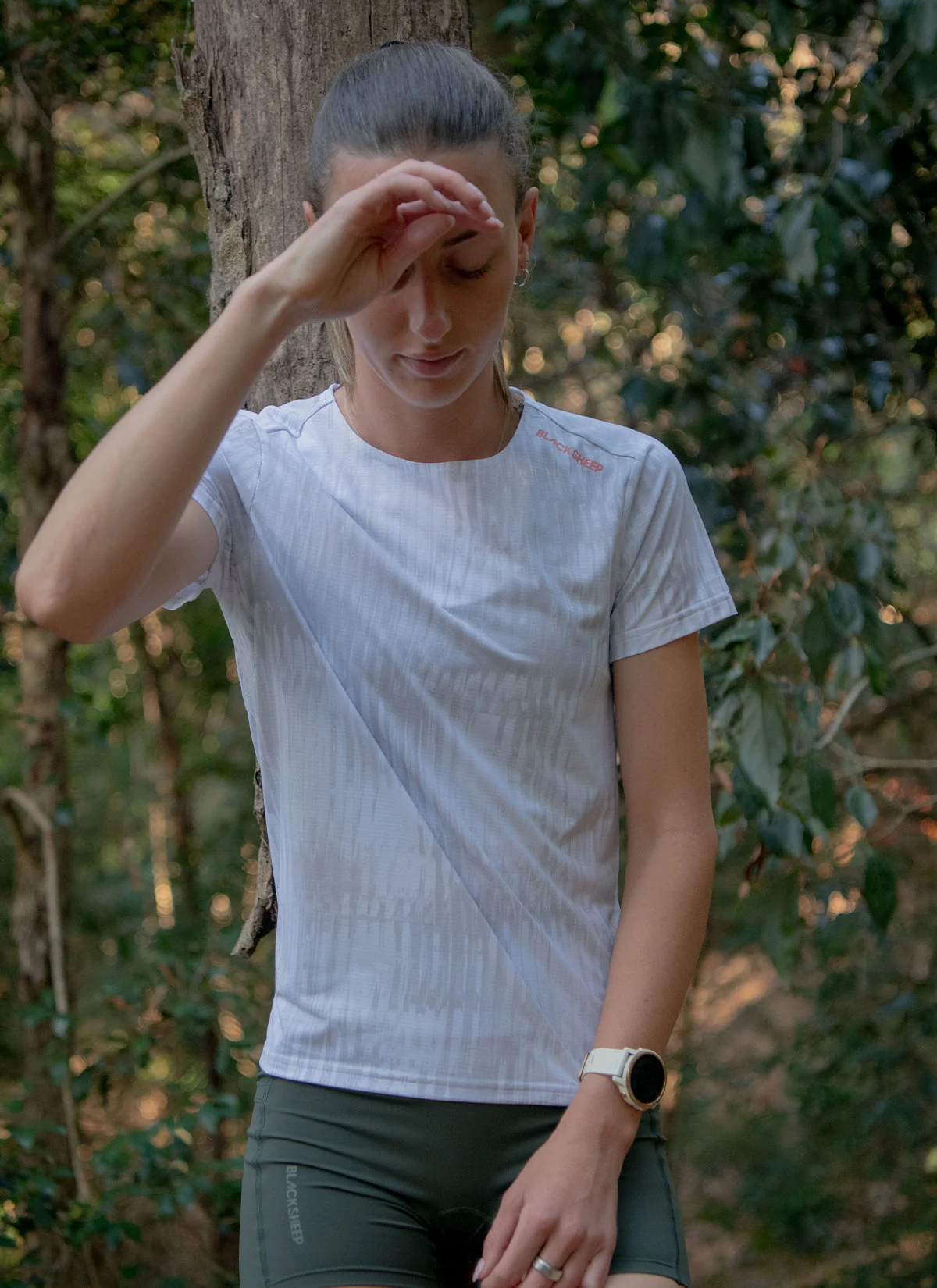 Women's Drylite SS Tee - Titanium Glass - Image 3