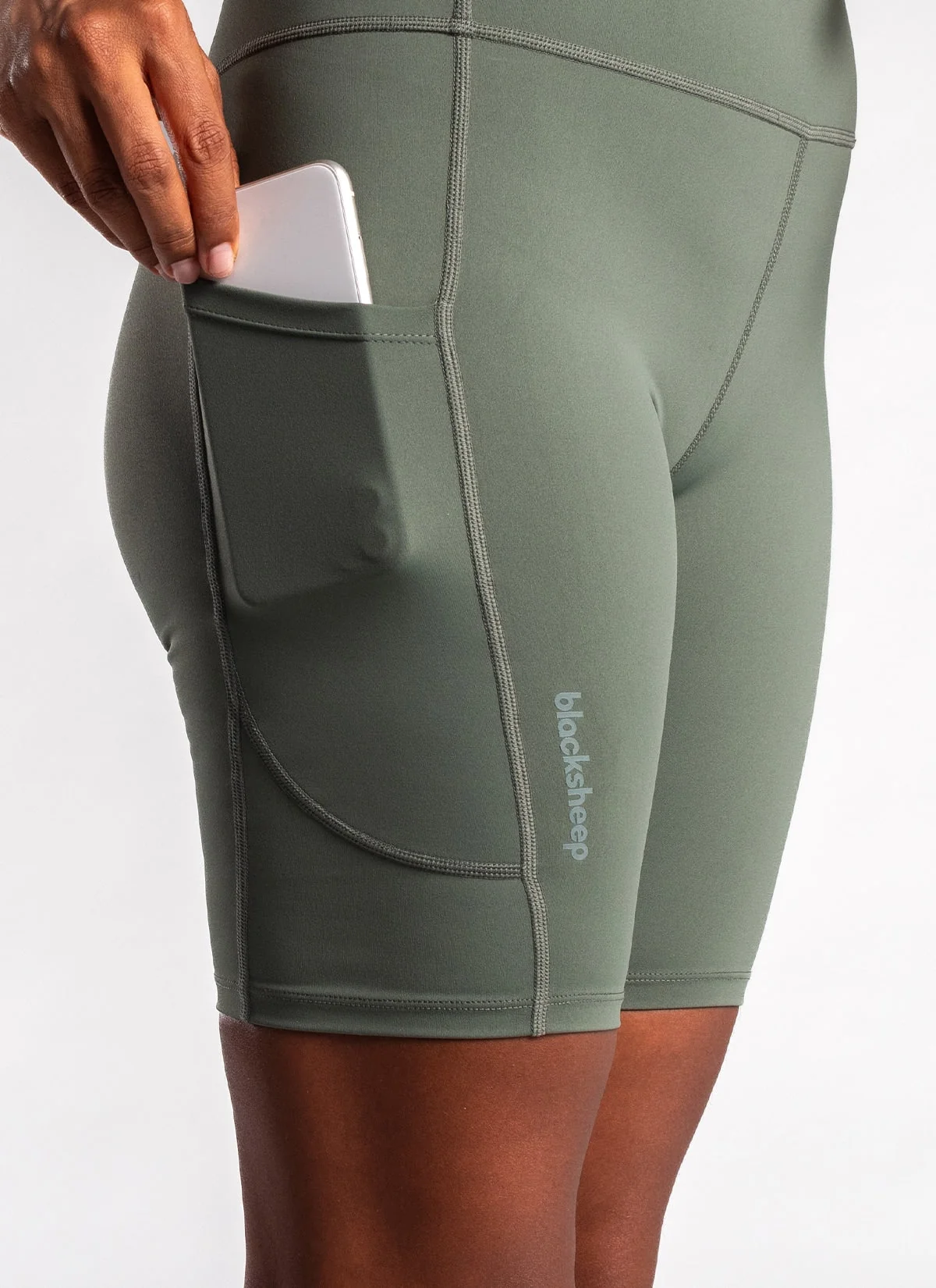 Women's Flex Half Tights - Sage - Image 3