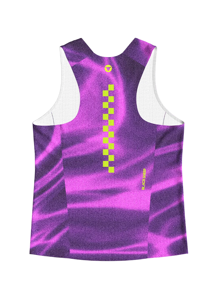 Women's FlyMesh Singlet - Aura Acid - Image 4