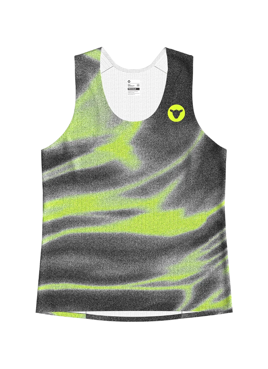 Women's FlyMesh Singlet - Black Acid