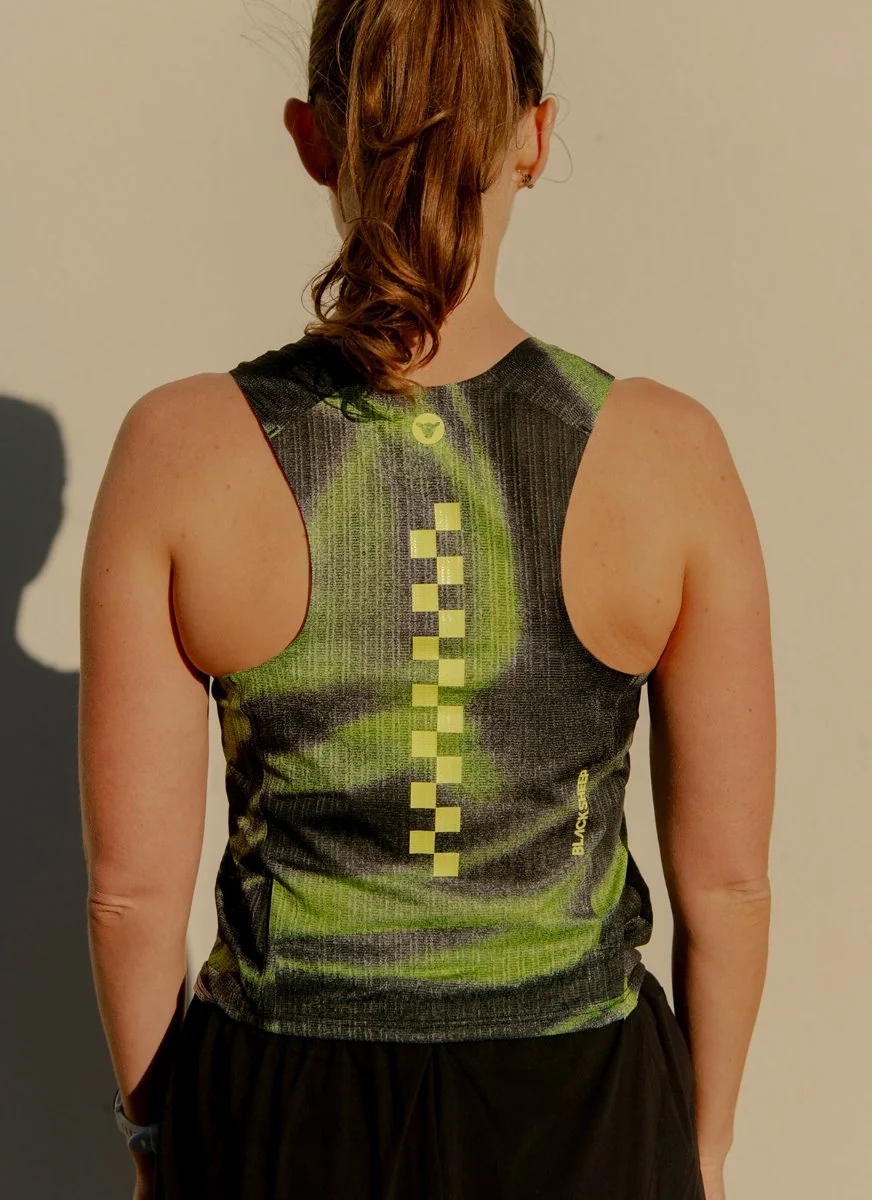 Women's FlyMesh Singlet - Black Acid - Image 3