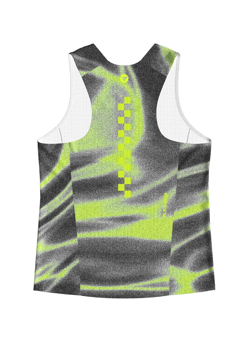 Women's FlyMesh Singlet - Black Acid - Image 4