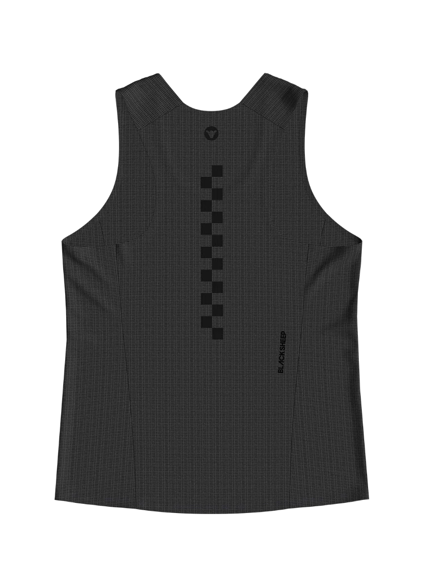 Women's FlyMesh Singlet - Classic Black - Image 2