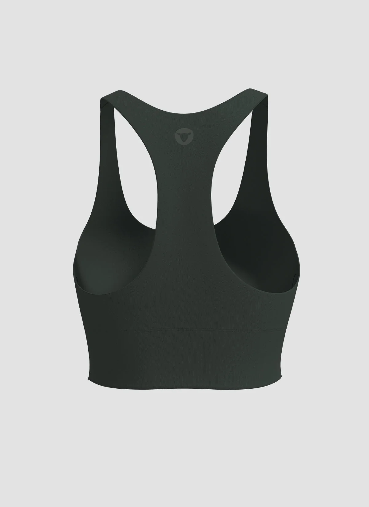 Women's Long Line Padded Crop - Hunter Green - Image 4