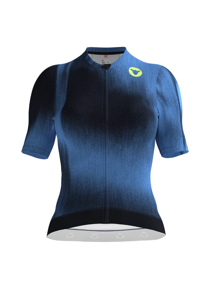Women's Team SS Jersey - Static Blue